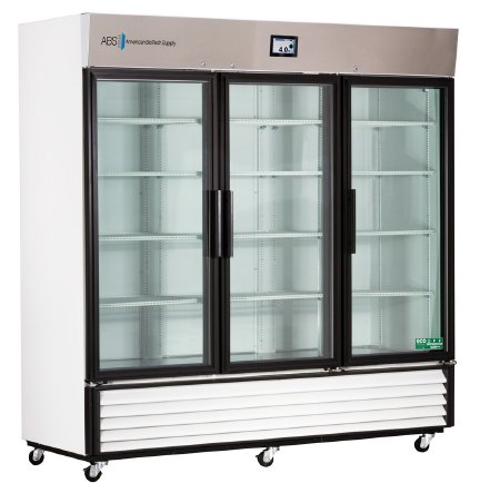Horizon Scientific Inc Refrigerator ABS® Laboratory Use 72 cu.ft. 3 Swing Glass Doors Cycle Defrost - Each - ABT-HC-72-TS-EA