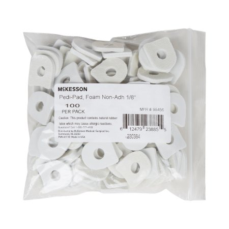 McKesson Corn Pad McKesson One Size Fits Most Non-Adhesive Foot - Pack of 100 - 98456-PK