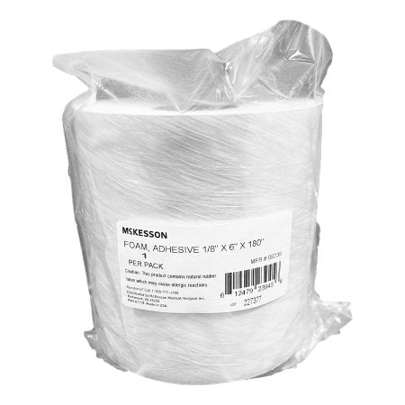 McKesson Orthopedic Padding Roll Adhesive McKesson 6 X 180 Inch Poly Foam NonSterile - Case of 10 - 9239-CS