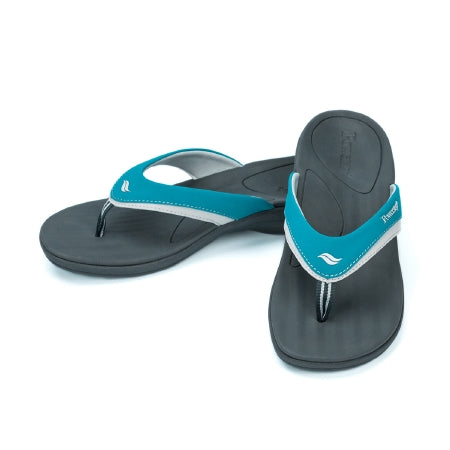 Powerstep Orthotic Sandal Powerstep® Fusion Female Teal / Gray - Pair - 8500-5010-PR