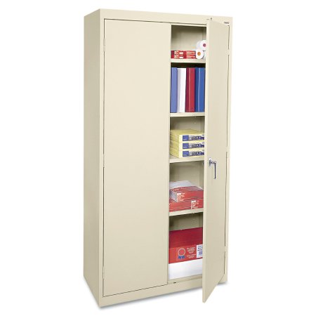 Lagasse Storage Cabinet Alera® Stand Alone Industrial Grade Steel No drawers 4 Shelves Three Point Locking System - Each - ALECME7218PY-EA