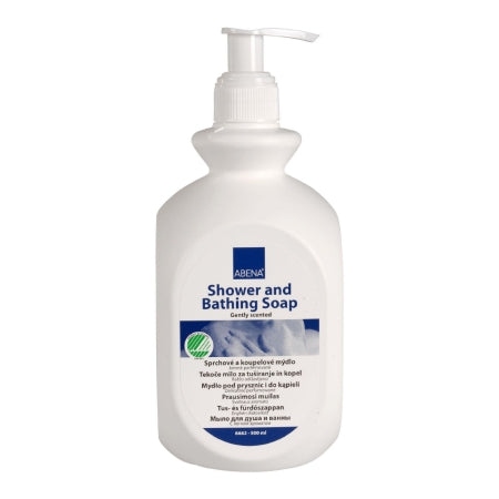 Abena North America Soap Abena Shower and Bathing Liquid 16.9 oz. Pump Bottle Mild Scent - Case of 6 - 6662-CS