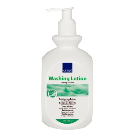 Abena North America Rinse-Free Body Wash Abena Lotion 16.9 oz. Pump Bottle Mild Scent - Case of 6 - 6657-CS