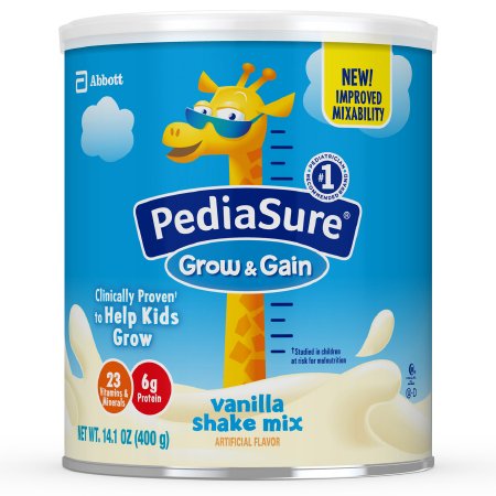 Abbott Nutrition Pediatric Oral Supplement PediaSure® Grow & Gain Shake Mix 14.1 oz. Can Powder Protein - Each - 66959-EA