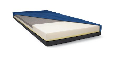 Medline Bed Mattress Advantage Graphite Foam Pressure Alternating Pressure System 36 X 80 X 6 Inch - Each - MSCADVG380-EA