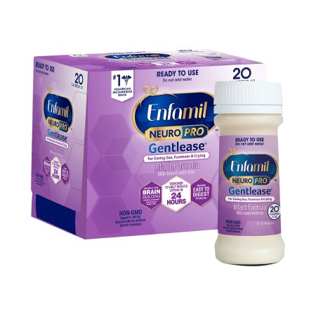 Mead Johnson Infant Formula Enfamil NeuroPro™ Gentlease® 2 oz. Bottle Liquid Milk-Based Crying / Spitup - Each - 898103-EA