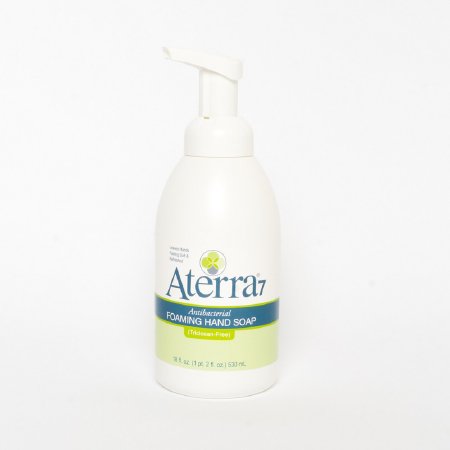 B4 Brands Antibacterial Soap Aterra® 7 Foaming 18 oz. Pump Bottle Fresh Scent - Case of 12 - 12007-18-CS