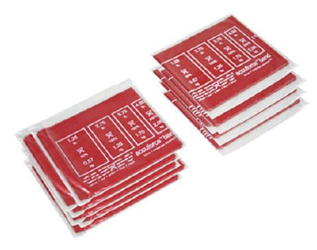 Fabrication Enterprises Exercise Resistance Band CanDo® Accuforce™ Red 5 Inch X 4 Foot Light Resistance - Box of 40 - 10-5942-BX