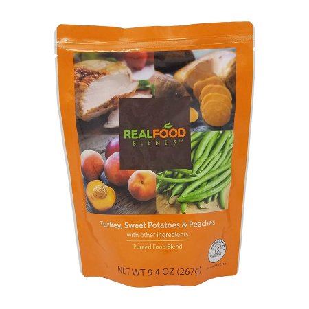 Nutricia North America Tube Feeding Formula Real Food Blends™ Turkey / Sweet Potatoes / Peaches Flavor Liquid 9.4 oz. Pouch - Case of 12 - 176990-CS