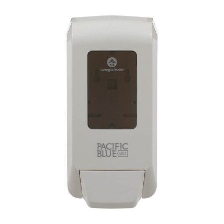 Georgia Pacific Hand Hygiene Dispenser Pacific Blue Ultra™ White Manual Push 1200 mL Wall Mount - Each - 53058-EA