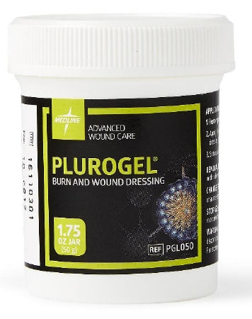 Medline Wound and Burn Dressing PluroGel® Gel 1.75 oz. Jar NonSterile - Case of 24 - PGL050-CS
