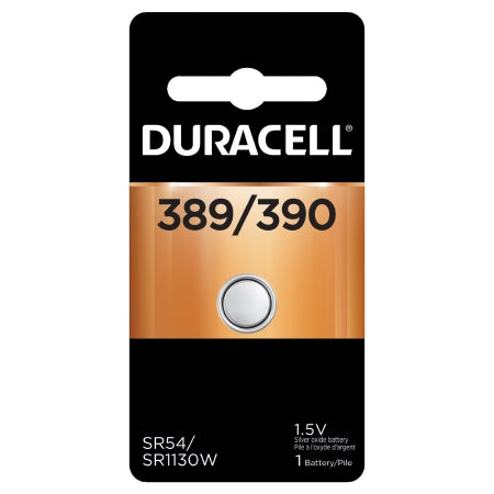 Duracell Silver Oxide Battery Duracell® 389 / 390 Coin Cell 1.5V Disposable 1 Pack - Case of 36 - D389/390PK-CS