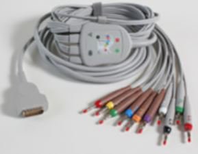 GE Healthcare ECG Leadwire 10 LEAD CABLE/LDWR AHA - ST/10 - 2104727-001-ST