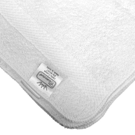 Royal Blue Intl Washcloth Royal Silver Basics 12 X 12 Inch White Reusable - DZ/12 - 100653-DZ