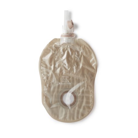 Hollister Urostomy Pouch Premier™ One-Piece System 9 Inch Length 32 mm Stoma Drainable Flat, Pre-Cut - Box of 10 - 84698-BX