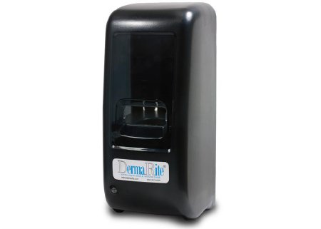 DermaRite Industries Hand Hygiene Dispenser DermaRite® Black Touch Free 1000 mL Wall Mount - Each - 1950AFB-EA