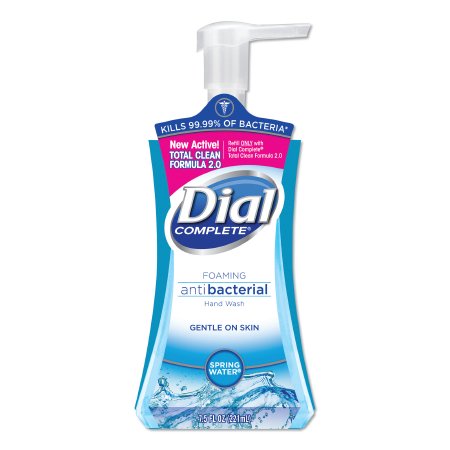 Lagasse Antibacterial Soap Dial® Foaming 7.5 oz. Pump Bottle Spring Water Scent - CT/8 - DIA05401CT-CT