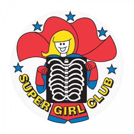 Precision Dynamics pdc® 250 per Unit Super Girl Club Sticker - Roll of 1 - 59701459-RL