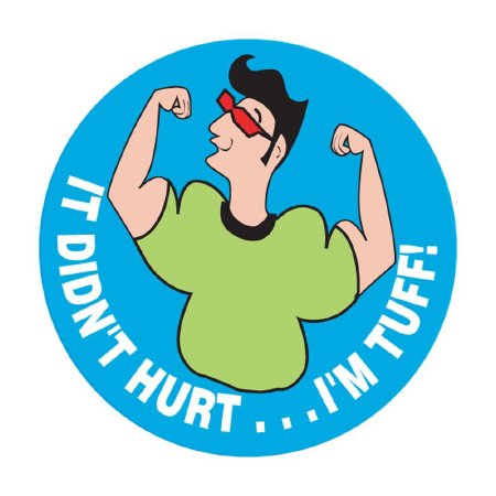 Precision Dynamics pdc® 250 per Unit It Didn’t Hurt Sticker - Roll of 1 - 59708860-RL