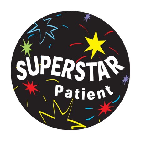 Precision Dynamics pdc® 250 per Unit Super Star Patient Sticker - Roll of 1 - 59708878-RL