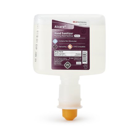 SC Johnson Professional USA Inc Hand Sanitizer Alcare® Extra 1,000 mL Ethyl Alcohol Foaming Dispenser Refill Bottle - Case of 3 - 101531-CS