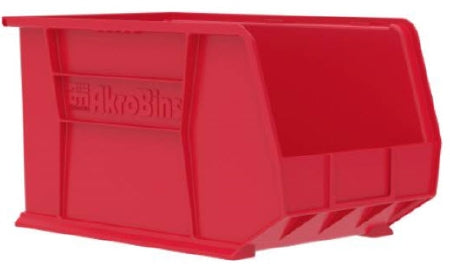 Akro-Mils Storage Bin AkroBins® Red Plastic 10 X 11 X 18 Inch - Case of 6 - 30260RED-CS