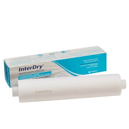 Coloplast Silver Moisture Wicking Fabric InterDry® 10 X 144 Inch Roll Sterile - Each - 7910-EA