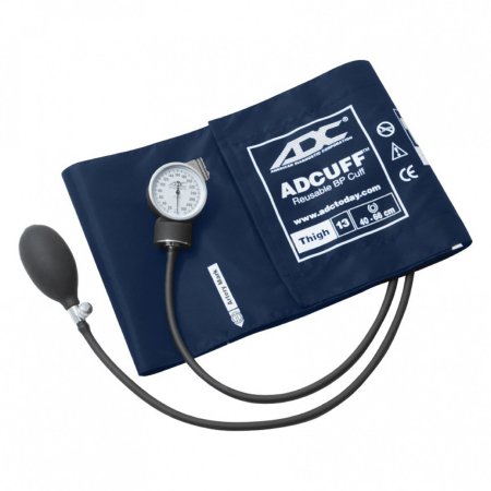American Diagnostic Corp Aneroid Sphygmomanometer Unit Adcuff™ Thigh Cuff Nylon 40 to 66 cm Pocket Aneroid - Each - 760-13TN-EA