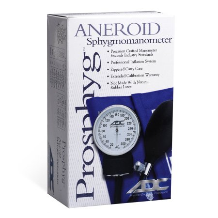 American Diagnostic Corp Aneroid Sphygmomanometer Unit Prosphyg™ 760 Adult Cuff Nylon 23 to 40 cm Pocket Aneroid - Each - 760-11AN-EA