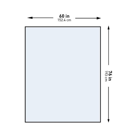 McKesson General Purpose Drape McKesson Large Reverse Fold Drape Sheet 60 W X 76 L Inch Sterile - Pack of 1 - 16-I80-12408-S-PK