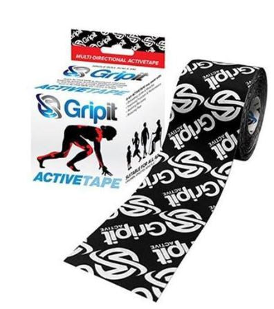 Fabrication Enterprises Elastic Tape Gripit ACTIVETAPE Black 2 Inch X 5-1/2 Yard Cotton / Nylon NonSterile - Each - 24-0163-EA