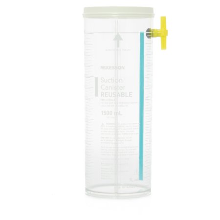 McKesson Suction Canister McKesson 1500 mL Without Lid - Case of 10 - 16-43423-01-CS