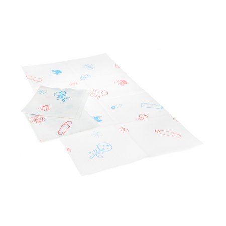 McKesson Scale Liner Paper McKesson 13 Inch Width Print (Pins, Bottles and Carriages) Smooth - Case of 250 - 18-981225-CS