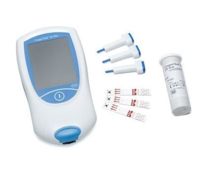 Roche Blood Coagulation Meter Kit CoaguChek XS Plus 8 µL Sample - Each - 05021537001-EA