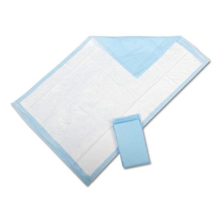 Medline Disposable Underpad 23 X 24 Inch Fluff / Polymer Light Absorbency - Case of 200 - MSC281241-CS