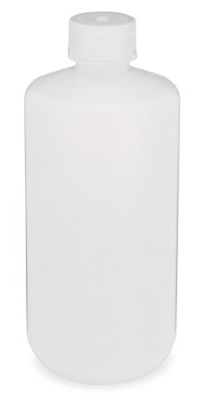 Globe Scientific Laboratory Bottle Diamond RealSeal™ Narrow Mouth / Round LDPE 500 mL (16 oz.) - Pack of 12 - 7070500-PK