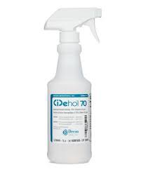 Decon Labs CiDehol® Surface Disinfectant Cleaner Alcohol Based Trigger Spray Liquid 16 oz. Bottle Alcohol Scent NonSterile - Case of 12 - 8416-CS