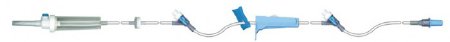 Medtec Medical Inc IV Pump Set Health Line Pump 2 Ports 10 Drops / mL Drip Rate Without Filter 103 Inch Tubing - Case of 50 - BCS203-CS
