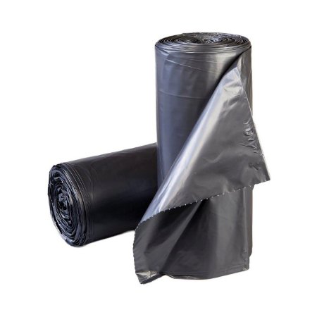 McKesson Trash Bag McKesson 45 gal. Gray LLDPE 1.1 mil 38 X 58 Inch Star Seal Bottom Coreless Roll - Case of 100 - BR3858XHVG-CS