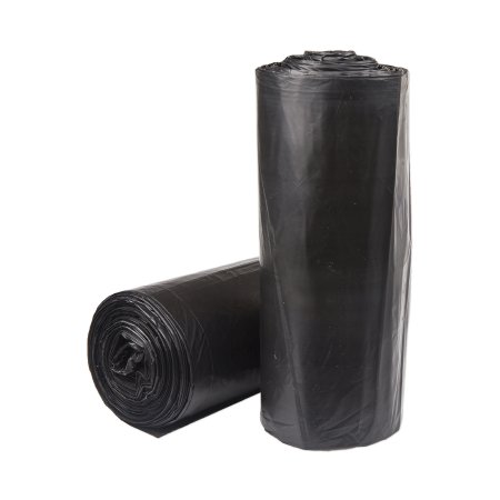 McKesson Trash Bag McKesson 30 gal. Black LLDPE 0.58 mil 30 X 36 Inch Star Seal Bottom Coreless Roll - Case of 250 - WSL3036HVK-CS