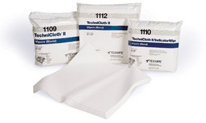 Connecticut Clean Room Task Wipe TechniCloth® II White NonSterile 55% Cellulose / 45% Polyester 9 X 9 Inch Disposable - Bag of 300 - TX1109-BG