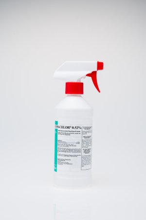 Veltek Associates HYPO-CHLOR 0.52% Surface Disinfectant Cleaner Germicidal Pump Spray Liquid 16 oz. Bottle Organic Scent Sterile - Case of 12 - SHC-16Z-0.52-CS