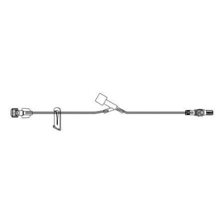 McKesson IV Extension Set McKesson Micro Bore 9 Inch Tubing Without Filter Sterile - Case of 50 - MS408-CS