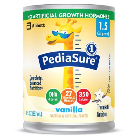 Abbott Nutrition Pediatric Oral Supplement PediaSure® 1.5 Cal 8 oz. Can Liquid Calories - Each - 67378-EA