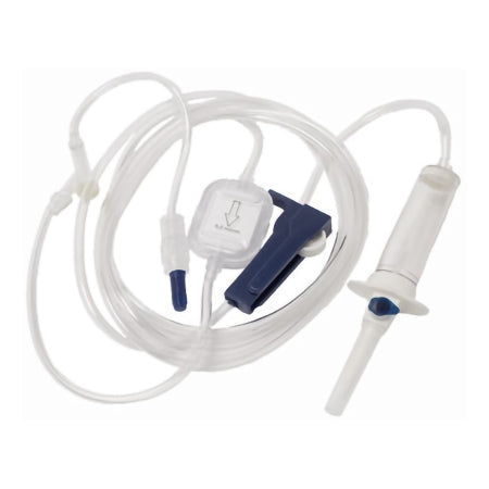TrueCare Biomedix Primary IV Administration Set TrueCare™ Gravity 1 Port 20 Drops / mL Drip Rate With Filter 92 Inch Tubing - Box of 50 - TCBINF022AE-BX
