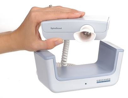 Schiller America Spirometer Kit SpiroScout® +/- 2% or 0.02 L/s PC Display Disposable Mouthpiece - Each - 1.500000-EA