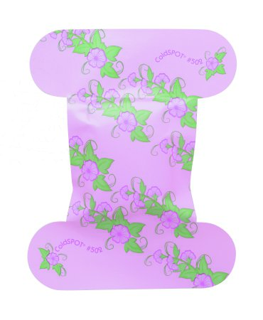 Beekley Medical Cold Pack ColdSPOT® with Florals® Breast 2 X 3 Inch Polyethylene / Gel Reusable - Case of 68 - 502-CS