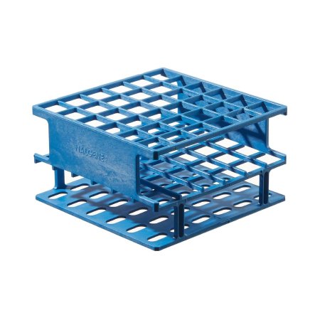 Thermo Scientific Nalge Half Rack Test Tube Rack Nalgene™ Unwire™ 36 Place 16 mm Tube Size Blue 2-3/4 X 5 X 5 Inch - Case of 8 - 5972-0316-CS