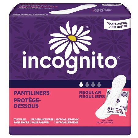 First Quality Panty Liner Incognito® Regular Absorbency - Case of 480 - 10006613-CS
