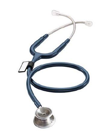 MDF Instruments Direct Classic Stethoscope MDF® Navy Blue 2-Tube 12.9 Inch Tube Double Sided Chestpiece - Each - MDF77704-EA